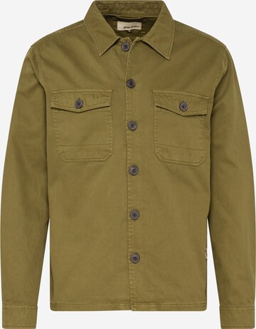 BLEND Regular fit Button Up Shirt in Green: front