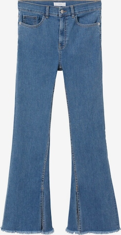 MANGO TEEN Flared Jeans 'Slit' i blå: framsida