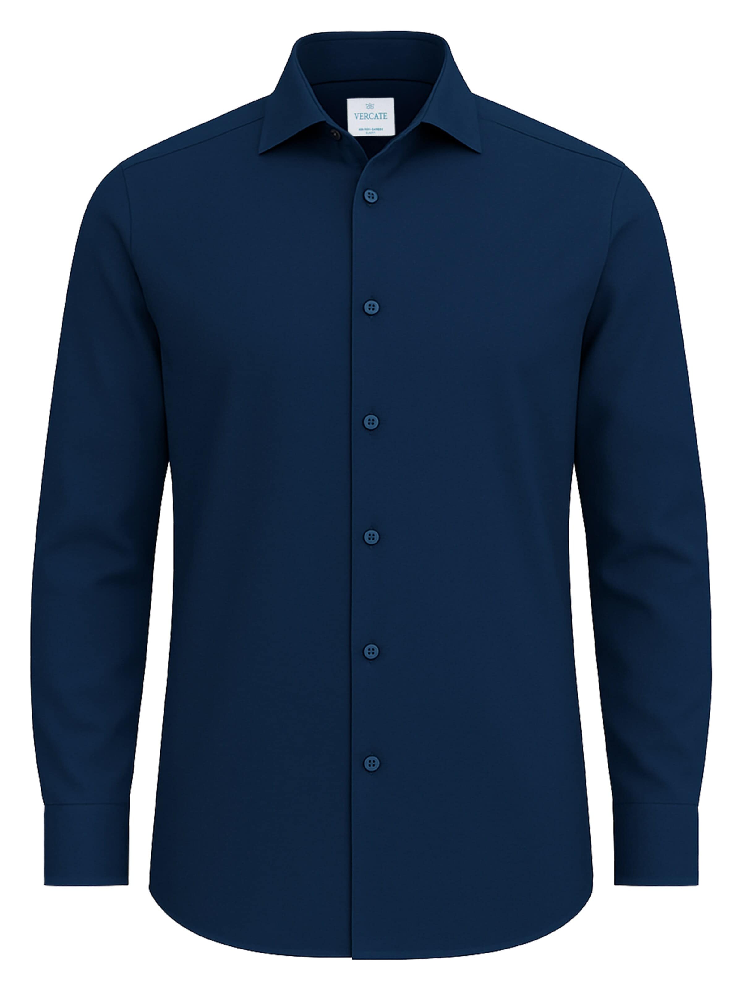 Vercate Slim fit Business Shirt 'No. 26' in Blue: front