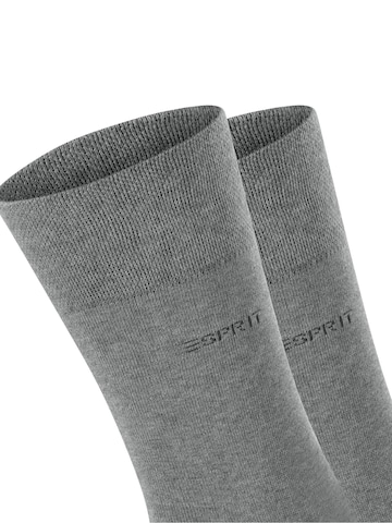 ESPRIT Socks 'Basic Easy 2-Pack' in Grey