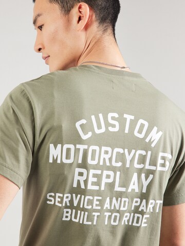 T-Shirt REPLAY en vert