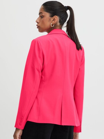 ICHI Slim fit Blazer 'Lexi' in Pink
