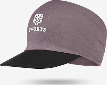 SWORTS Athletic Cap 'BANDANA' in Purple: front