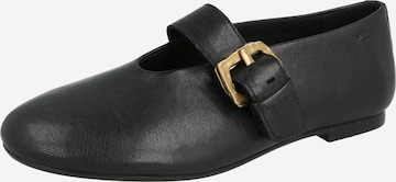 Balerini cu curea glezna 'ALEYA' de la VAGABOND SHOEMAKERS pe negru: față
