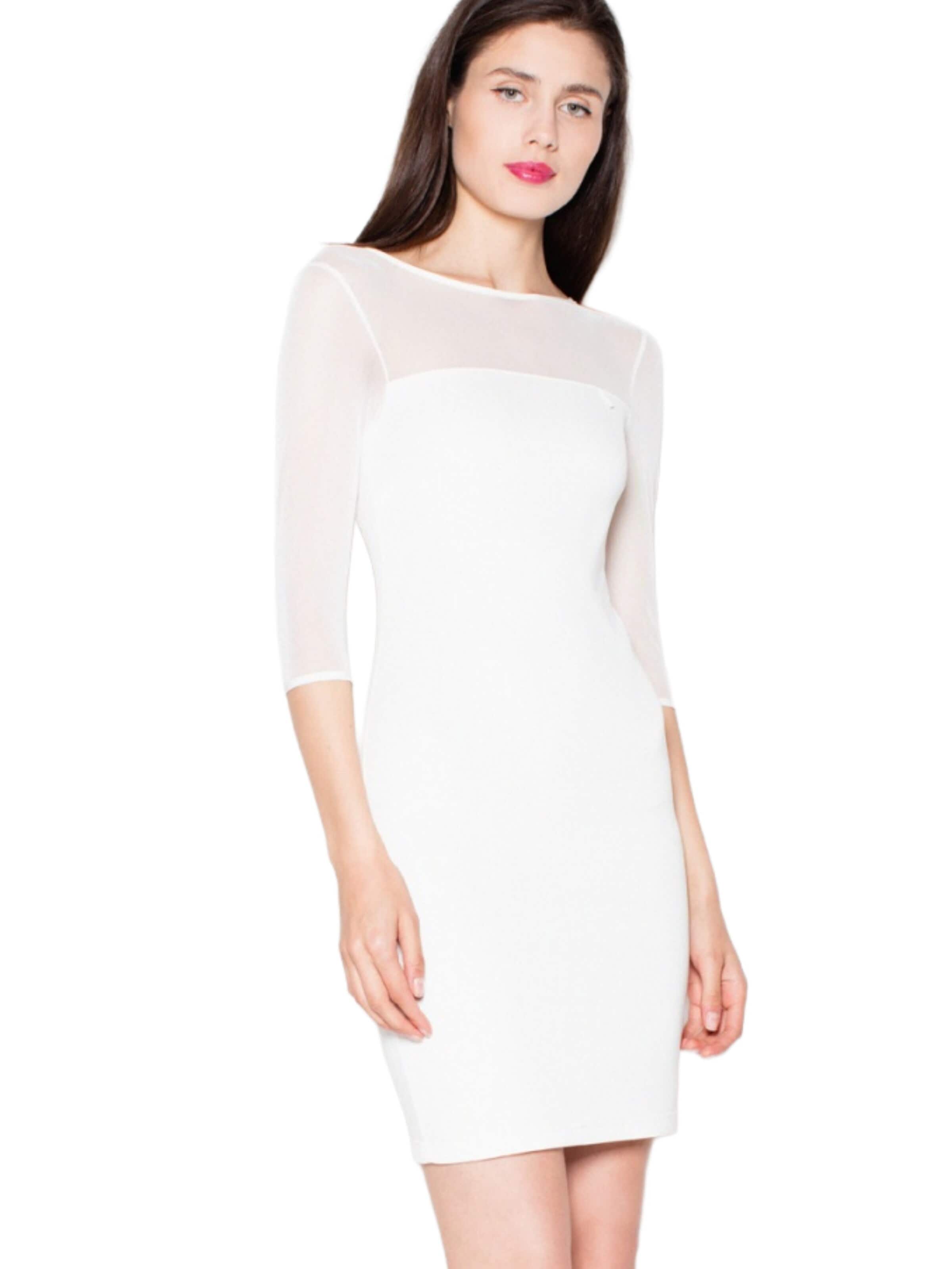amorubi.com Evening Dress 'Evening dress 77184' in Beige: front