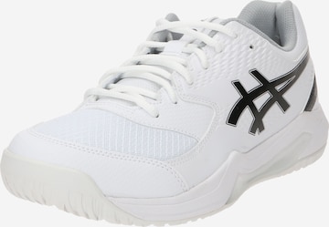 Chaussure de sport ASICS en blanc : devant