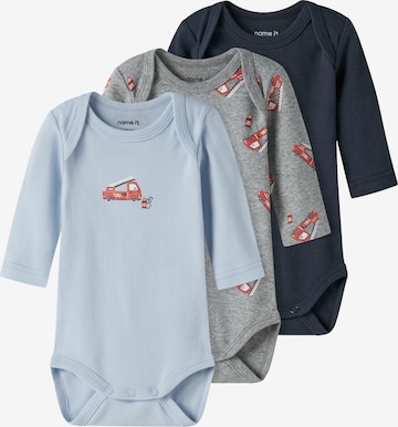 NAME IT Potkuhousut/body värissä sininen: etupuoli