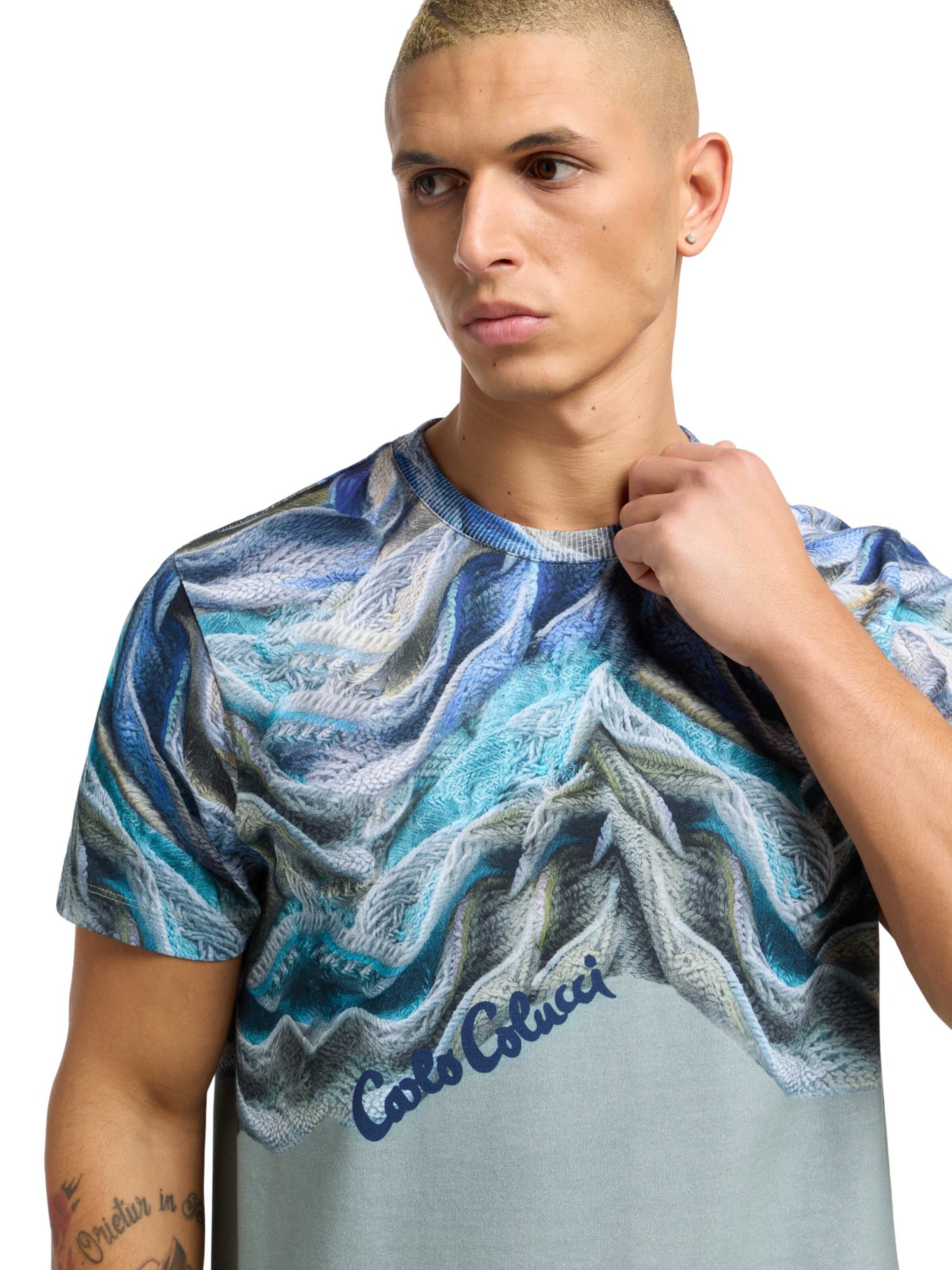 Carlo Colucci Shirt 'Donquerque' in Groen