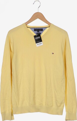 TOMMY HILFIGER Sweater & Cardigan in L in Yellow: front