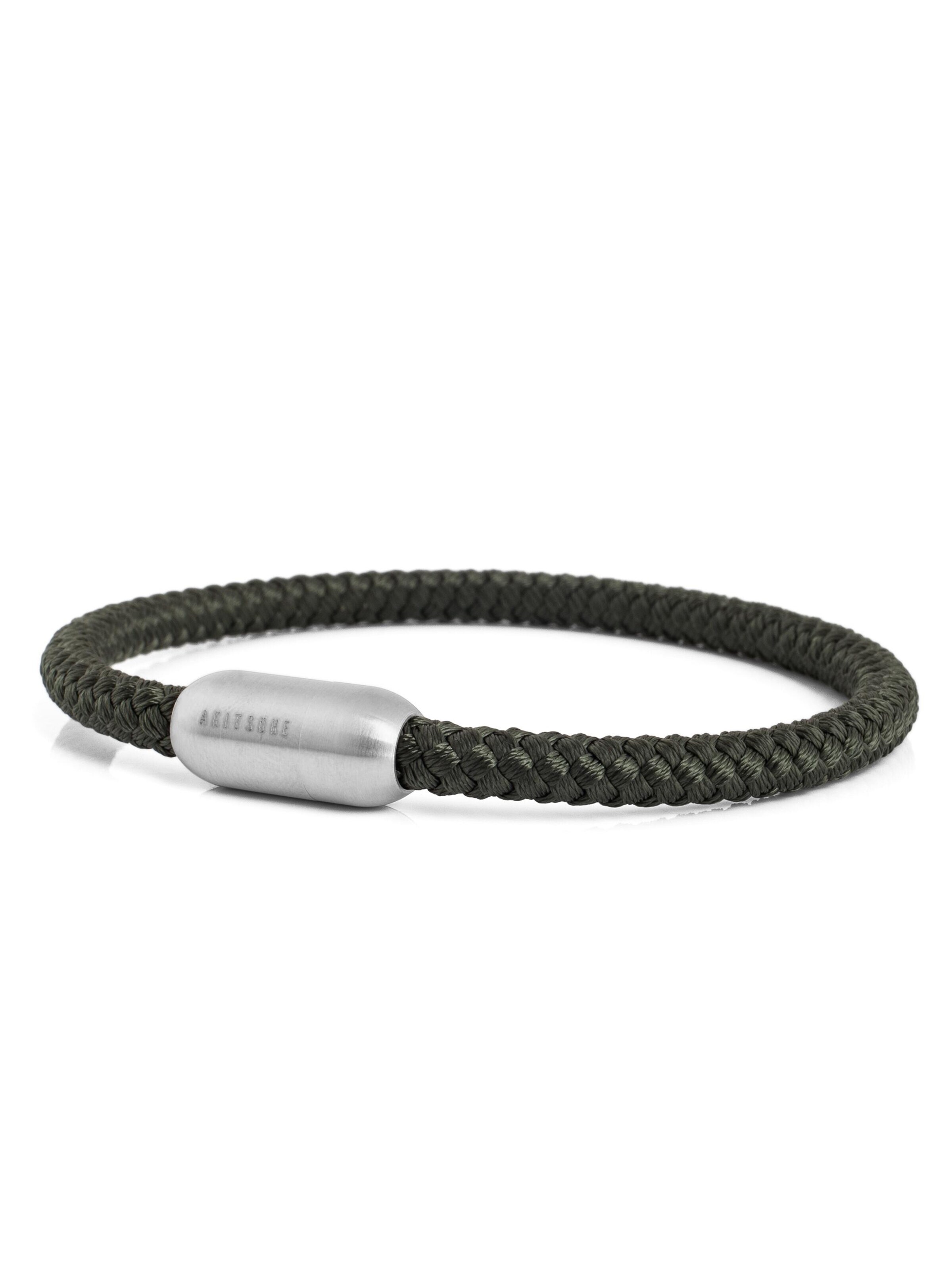 Akitsune Bracelet 'Silvus' in Green: front