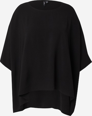 Camicia da donna 'VMCalva' di Vero Moda Curve in nero: frontale