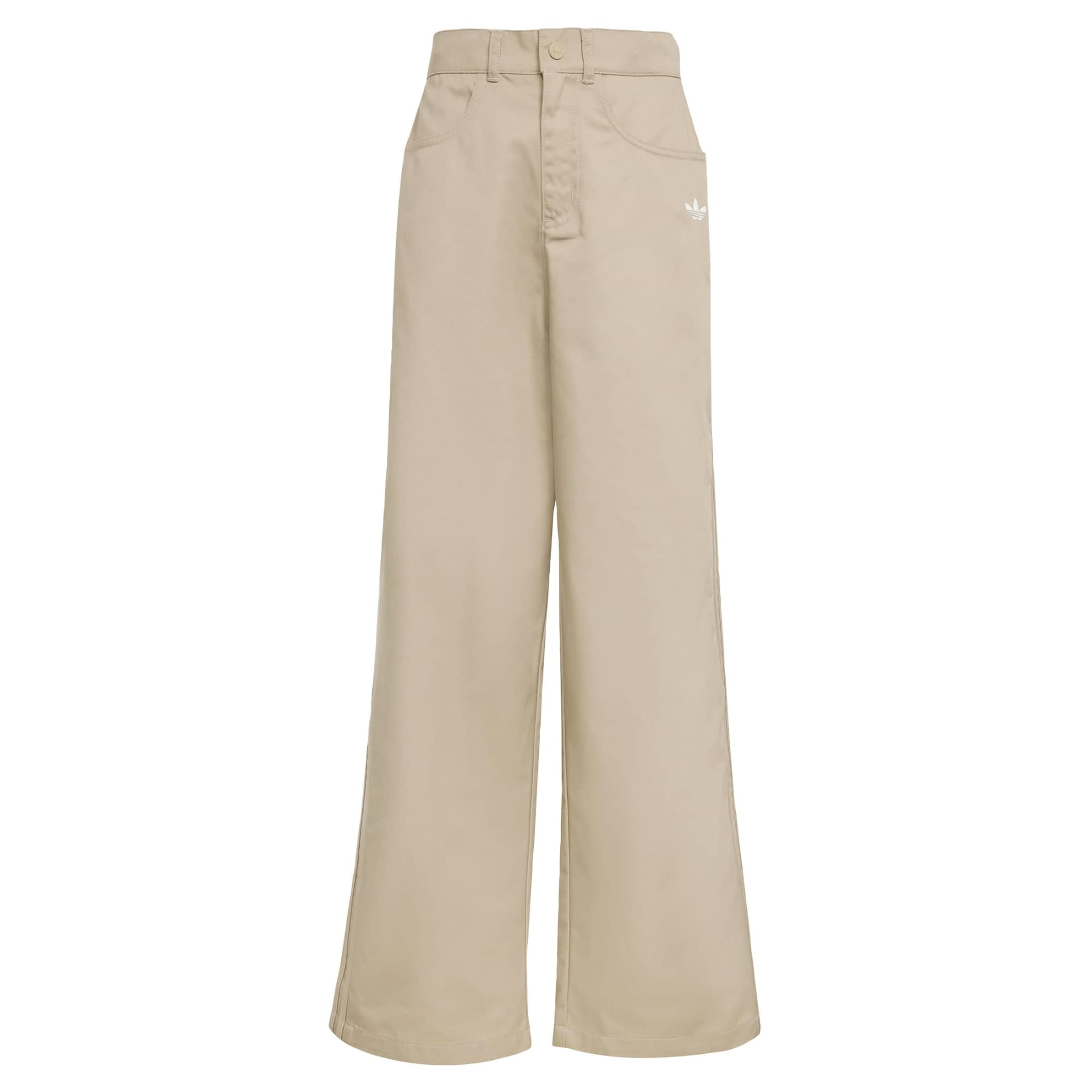 ADIDAS ORIGINALS - Loosefit Pantalón en beige: frente