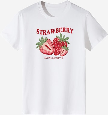 T-shirt LapaPlus en blanc : devant