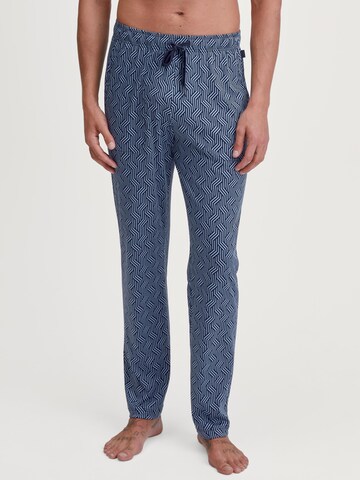 CALIDA Pajama Pants 'RMX Sleep Free' in Blue: front