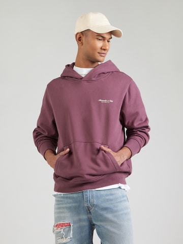 Abercrombie & Fitch Sweatshirt in Purple: front