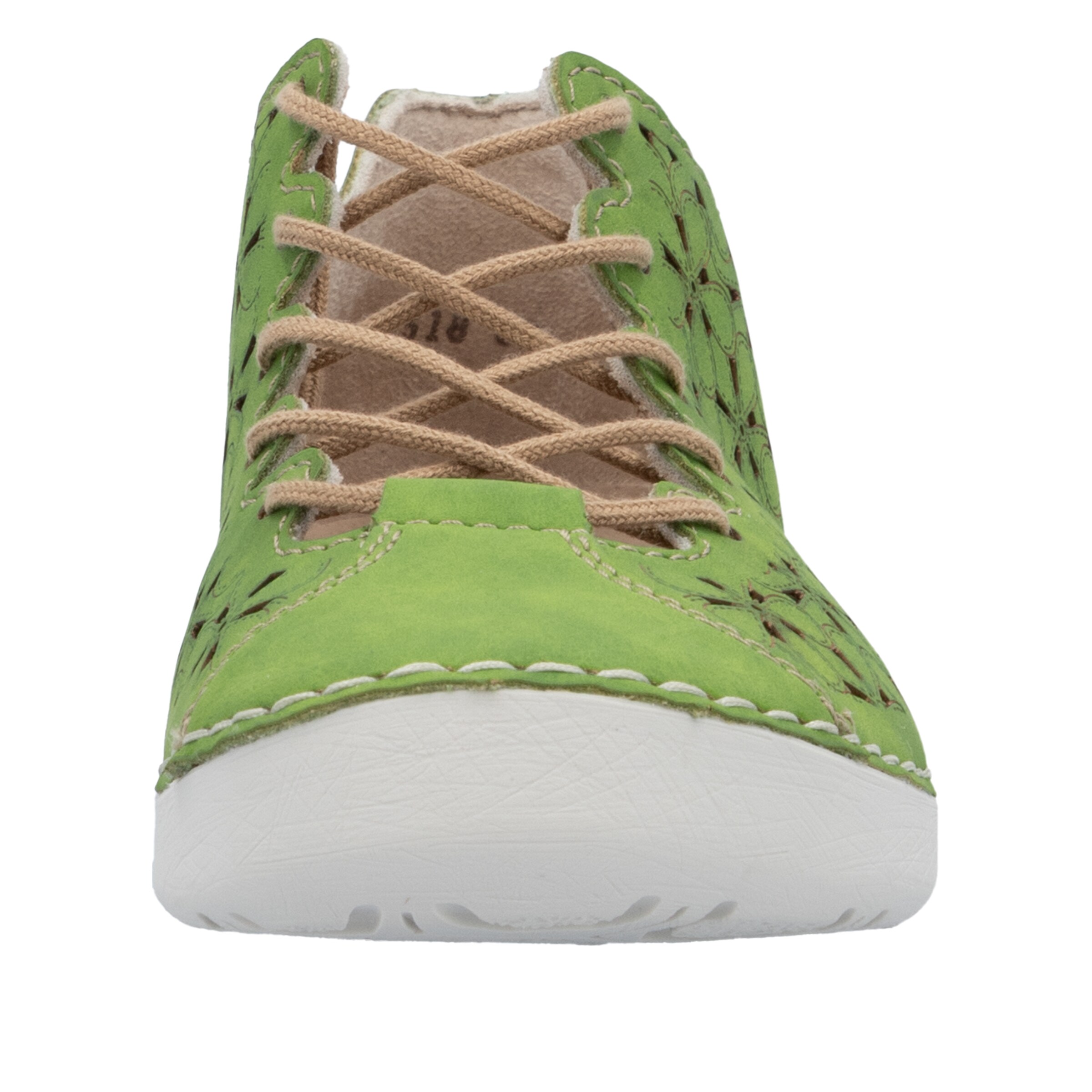 Chaussure à lacets Rieker en vert