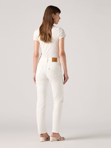 Regular Jean '724™ High Rise Straight' LEVI'S ® en blanc