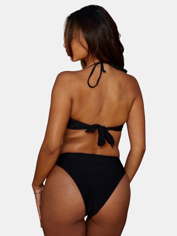 Moda Minx Bikinibroek 'Amour Hoher Bund' in Zwart