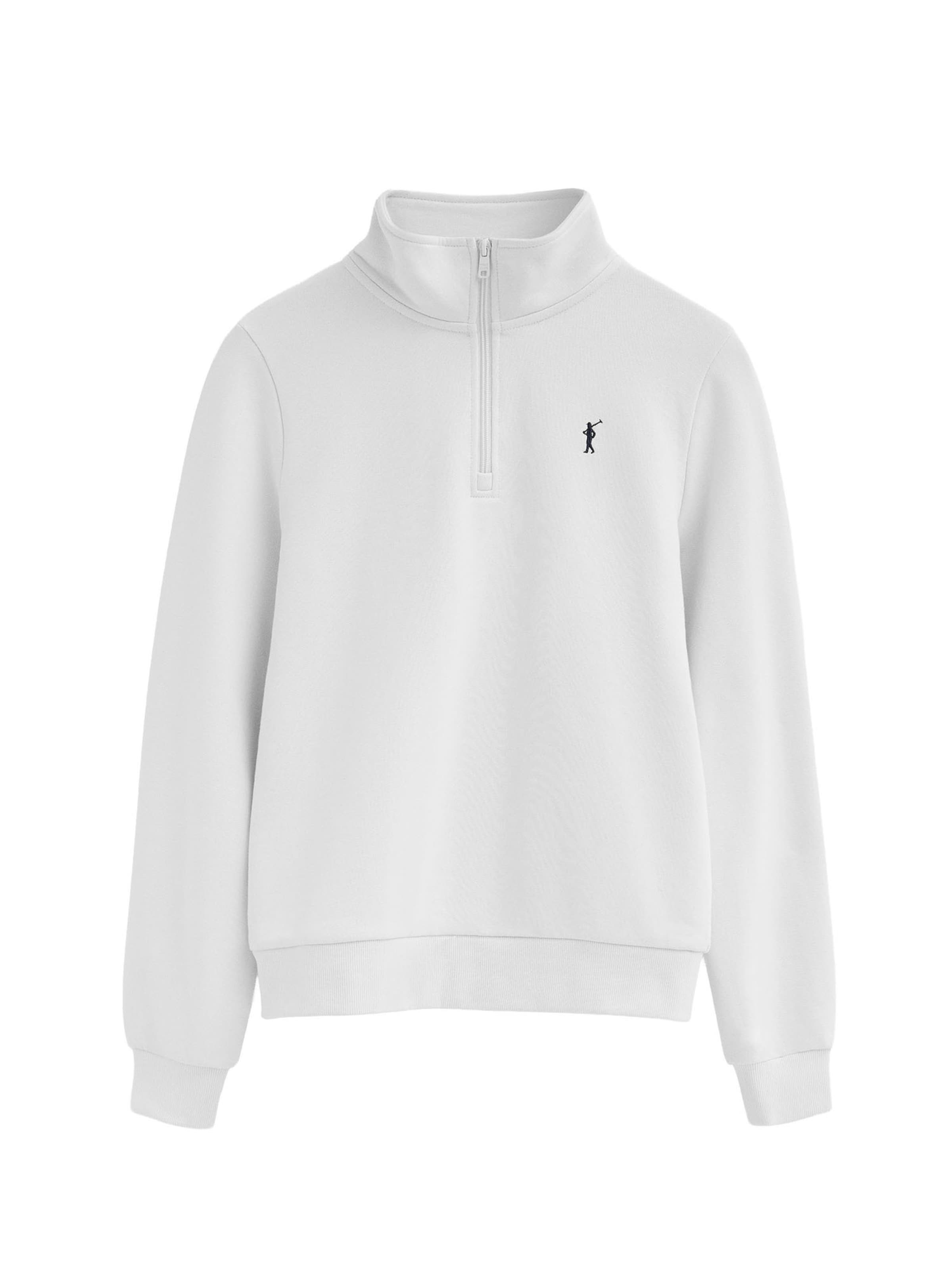 Polo Club Sweatshirt 'Rigby Go' in Weiß: Vorderseite