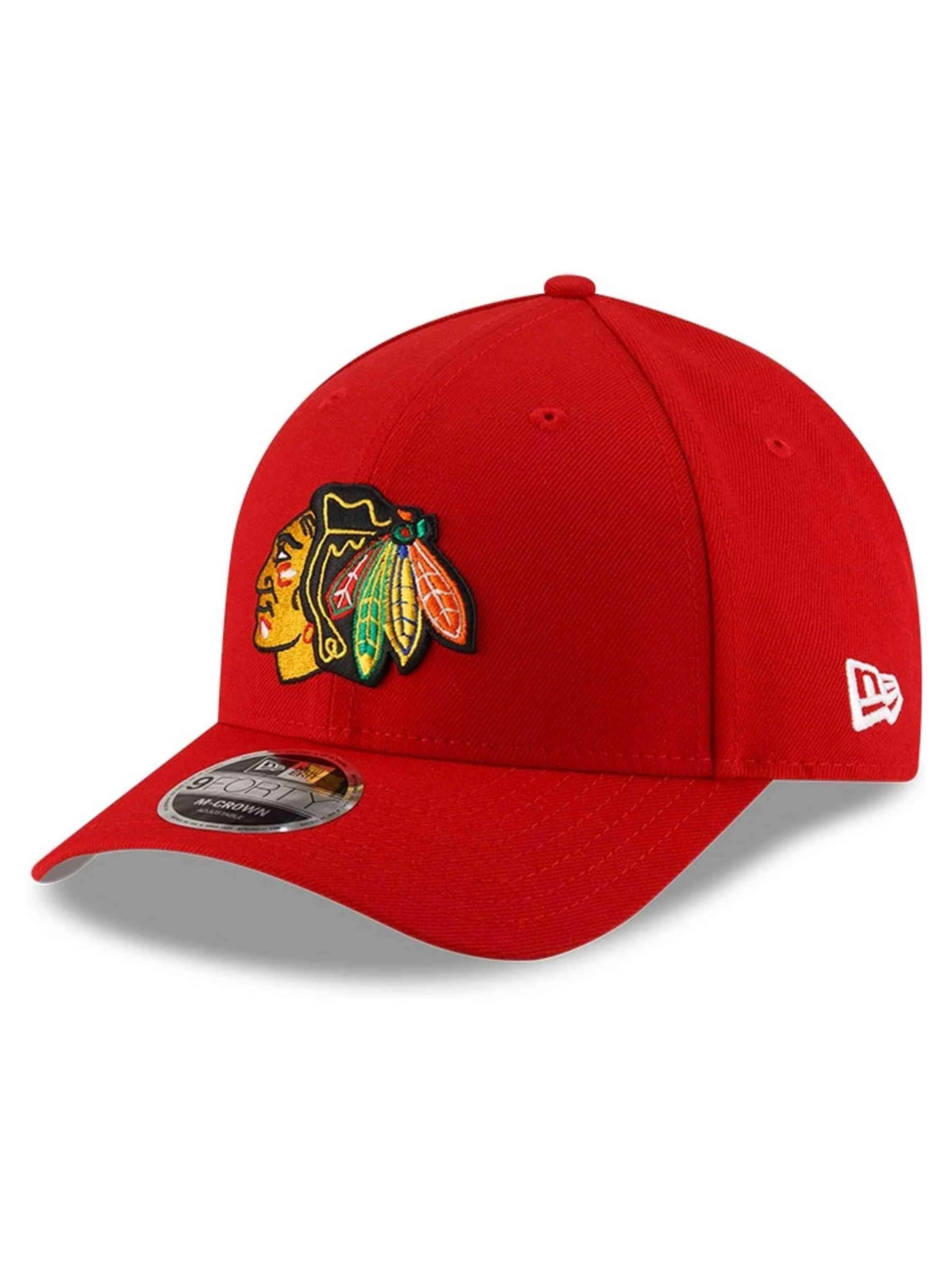 NEW ERA - Boné 'Gorra new era roja chicago blackhawks nhl team 940mc chibla otc' em vermelho