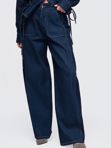 Ombre Regular Hose‌‌‌‌ in Blau: Vorderseite