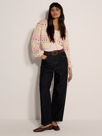 Cardigan ' ' Apricot en gris