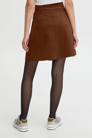 Oxmo Skirt 'June' in Brown
