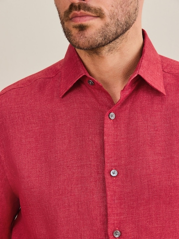 Next - Ajuste regular Camisa 'Signature' en rojo