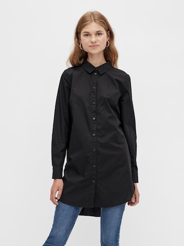 PIECES Блуза 'Noma' в черно: отпред