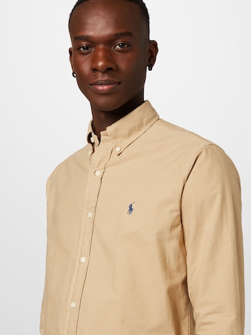 Polo Ralph Lauren Regular fit Button Up Shirt in Beige