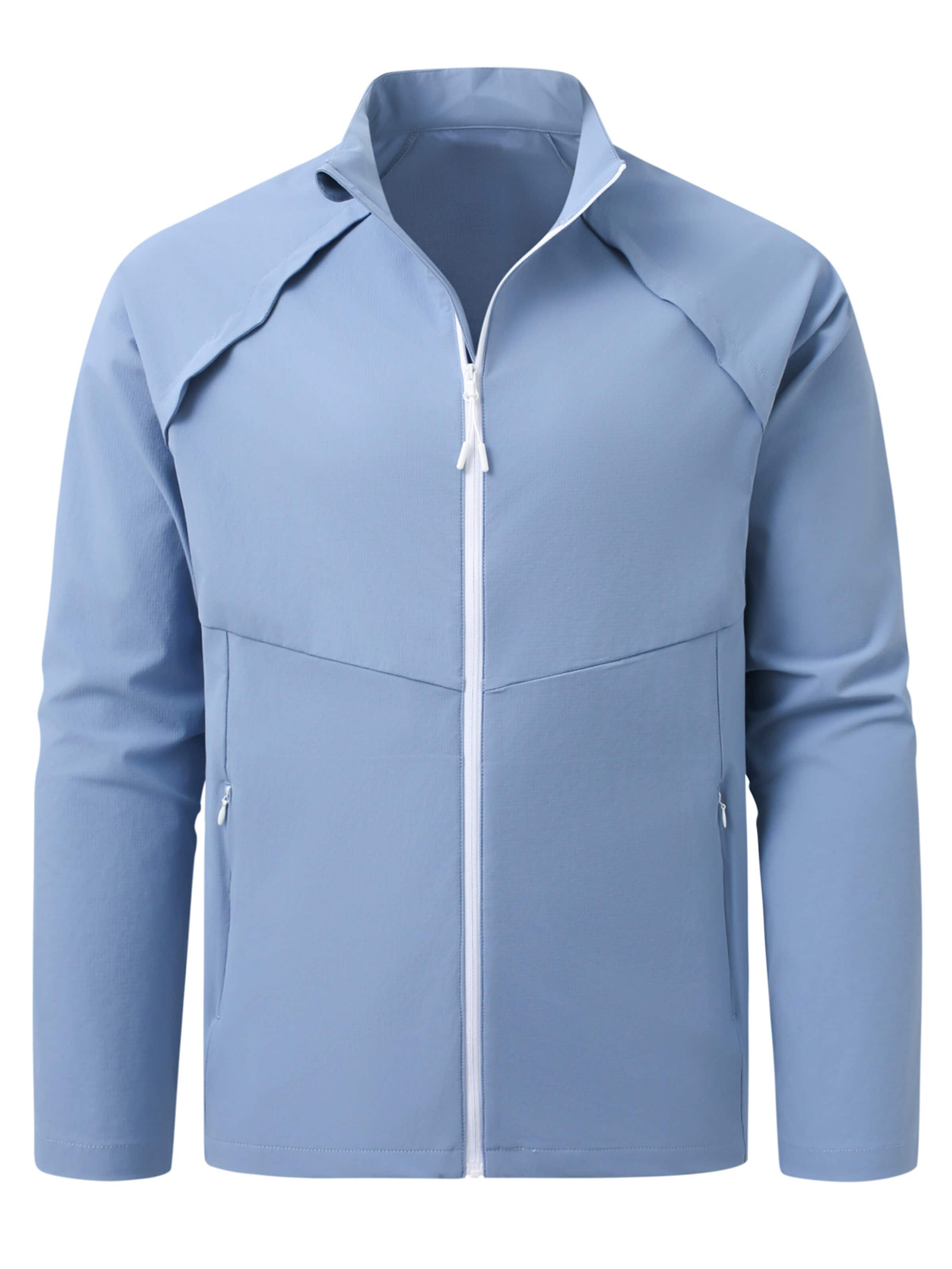 YOUTHUP Sportjacke 'Komfort'‌‌‌‌‌‌‌‌‌ in Blau: Vorderseite
