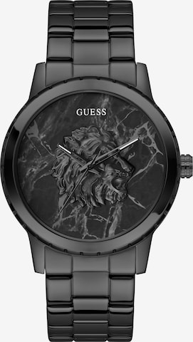 GUESS Analoguhr 'MONARCH' in Schwarz: Vorderseite