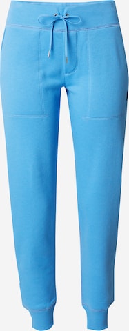 Polo Ralph Lauren Tapered Broek 'MARI' in Blauw: voorkant