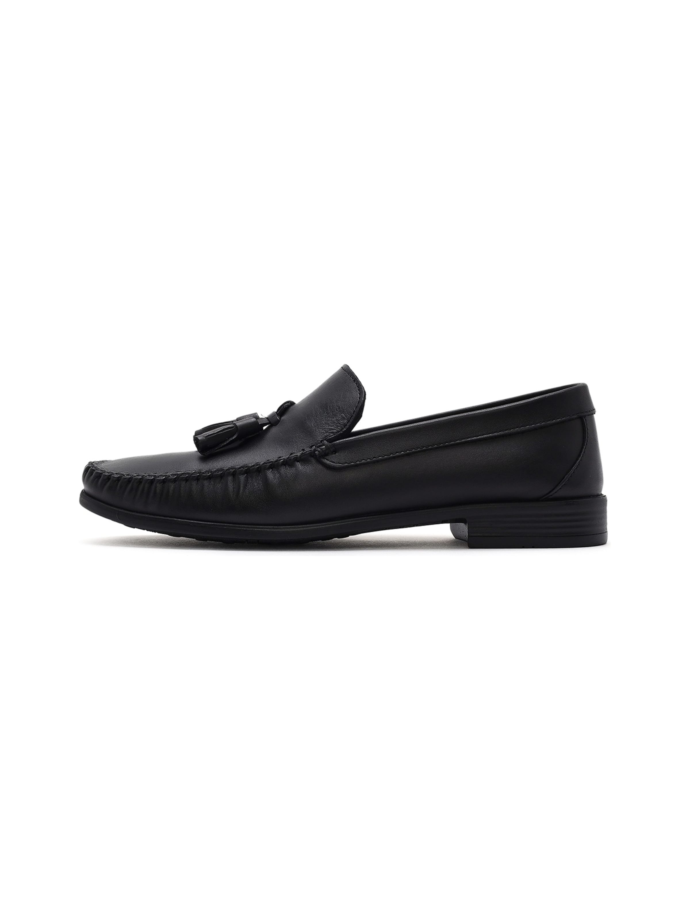 Mocassin Derimod en noir : devant