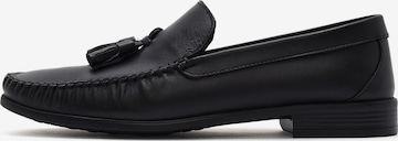 Mocassin Derimod en noir : devant
