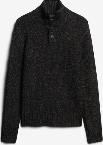 Superdry Sweater in Black: front