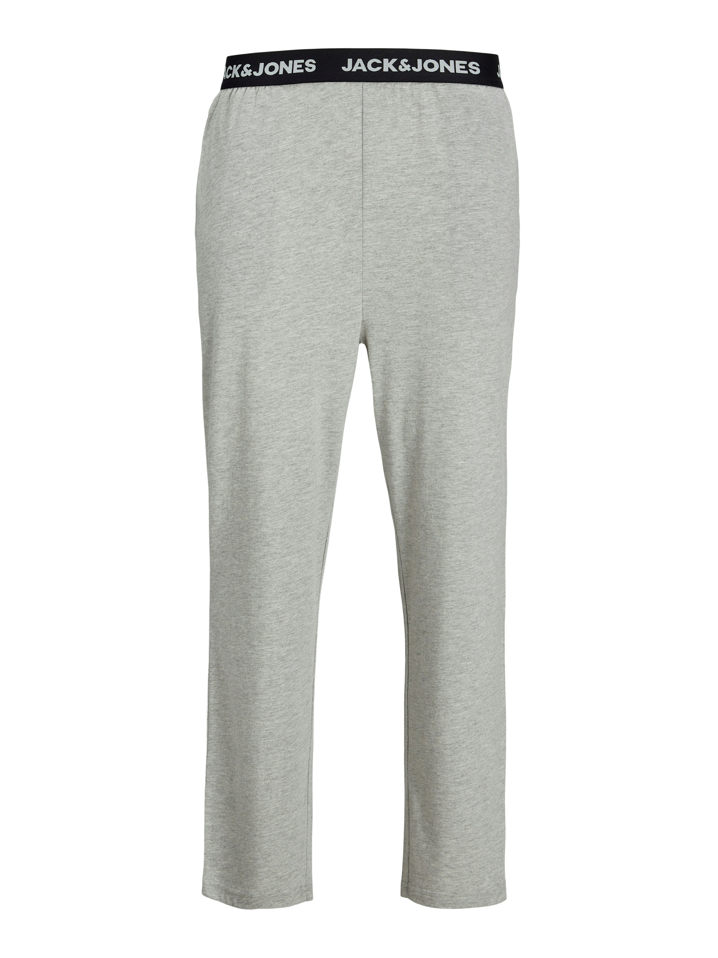 JACK & JONES Long Pajamas 'JACEVEREST' in Grey