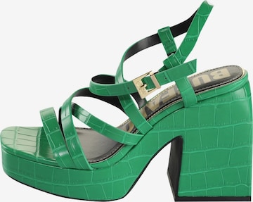 Sandale cu baretă 'Sydney' de la BUFFALO pe verde: față
