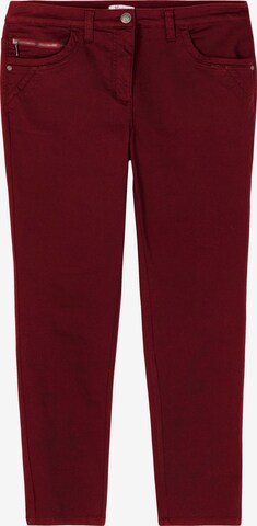 SHEEGO Slimfit Hose in Rot: predná strana