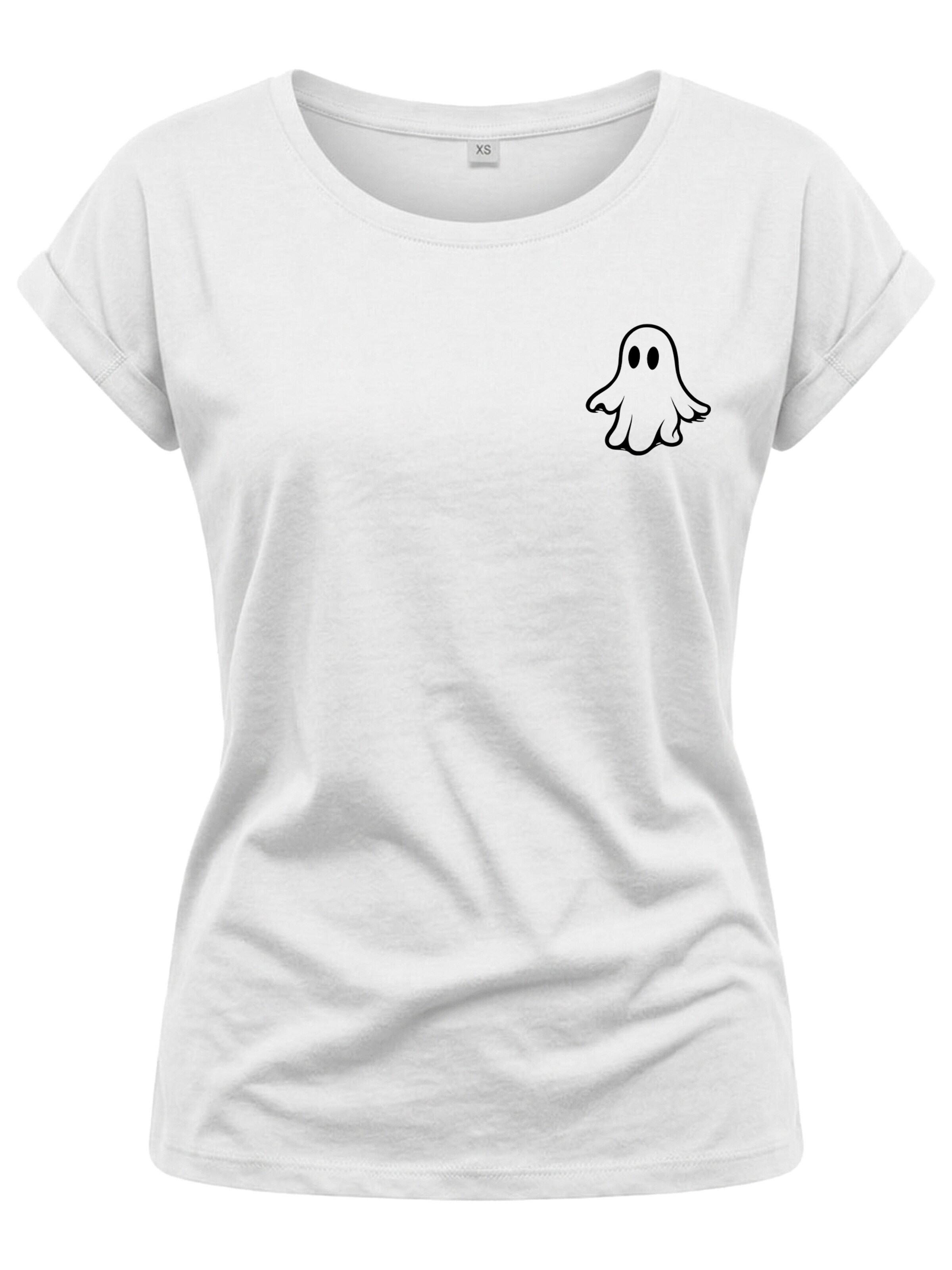 MAKAYA Shirt 'Ghost' in White: front