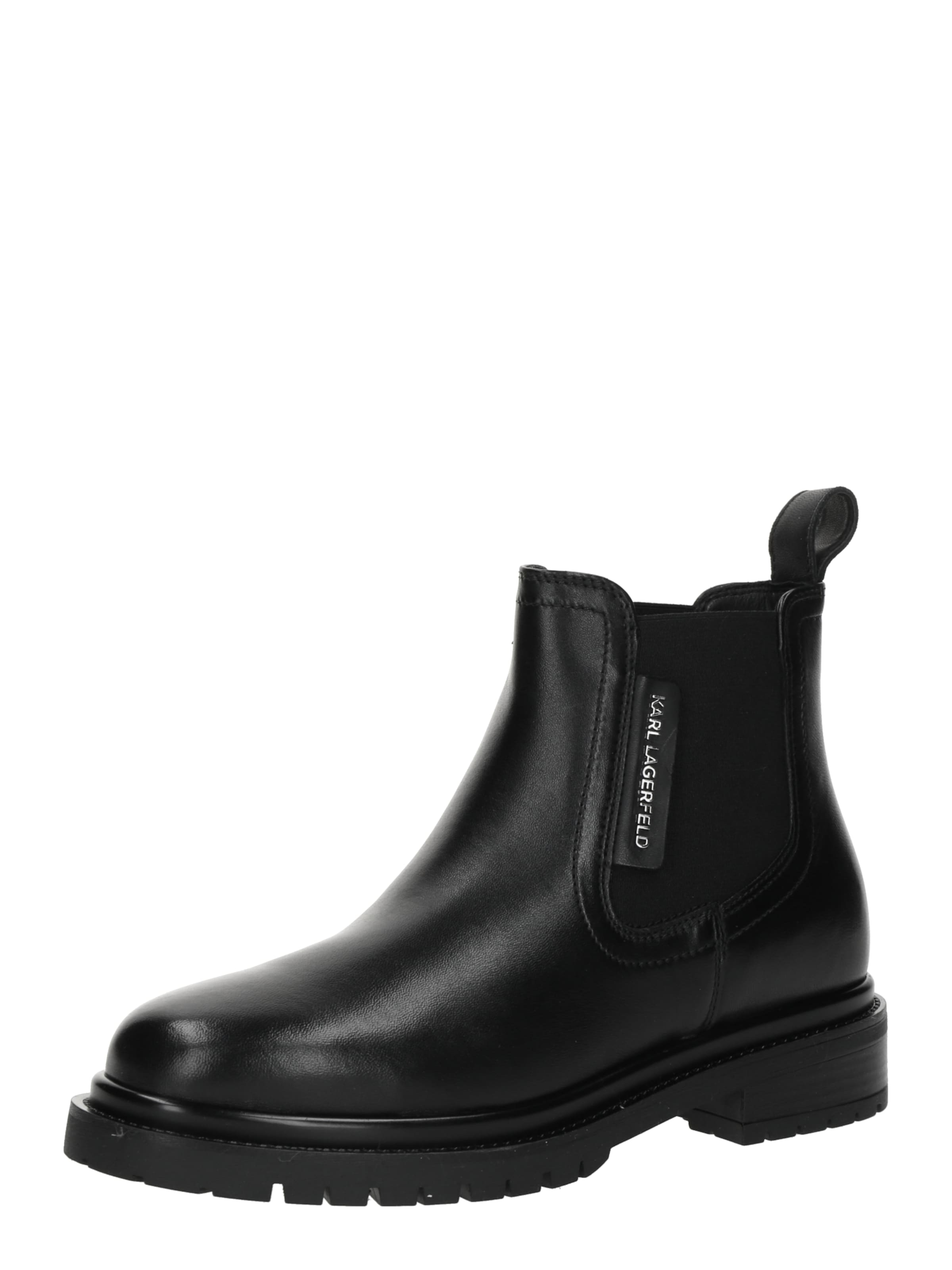 Karl Lagerfeld - Botas chelsea em preto: frente