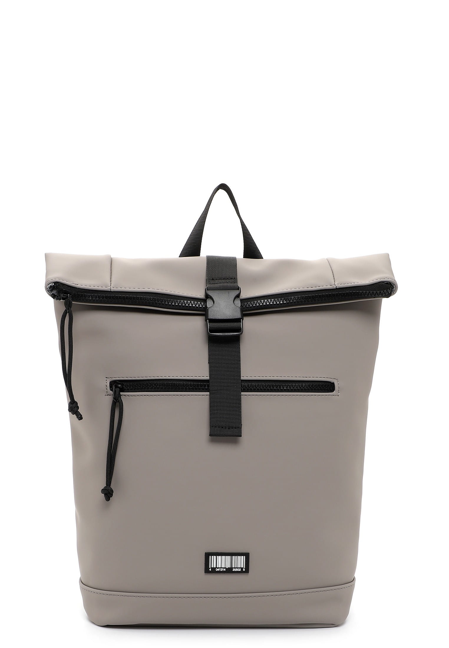 Peak Time Zaino Roll Top Città 30L In Tessuto Idrorepellente Con Porta USB E Scomparto Laptop, Nero