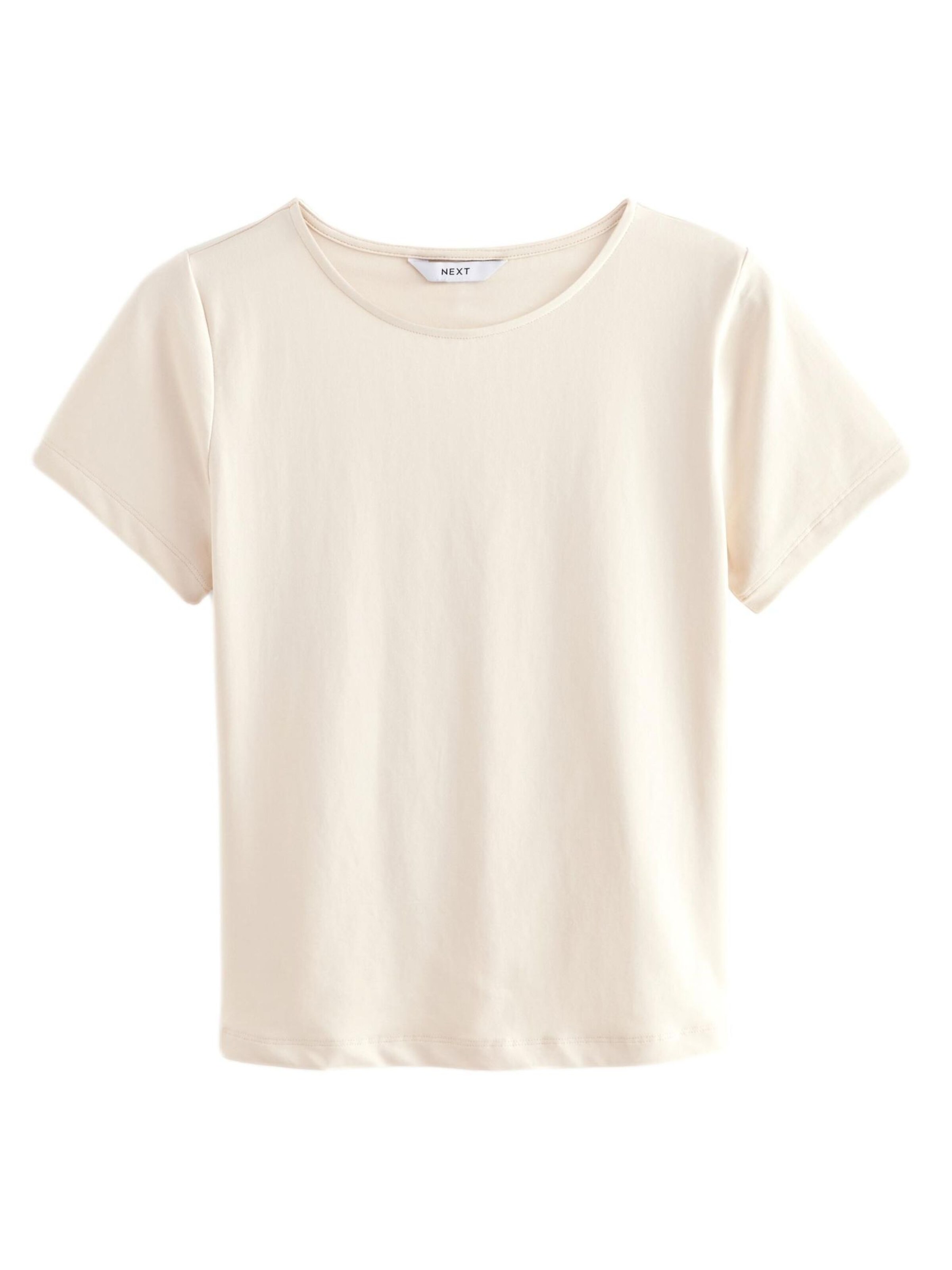 Tricou de la Next pe bej: față