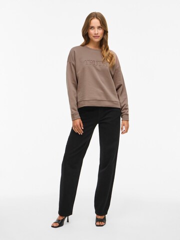 Sweat-shirt 'VIElsk' VILA en marron