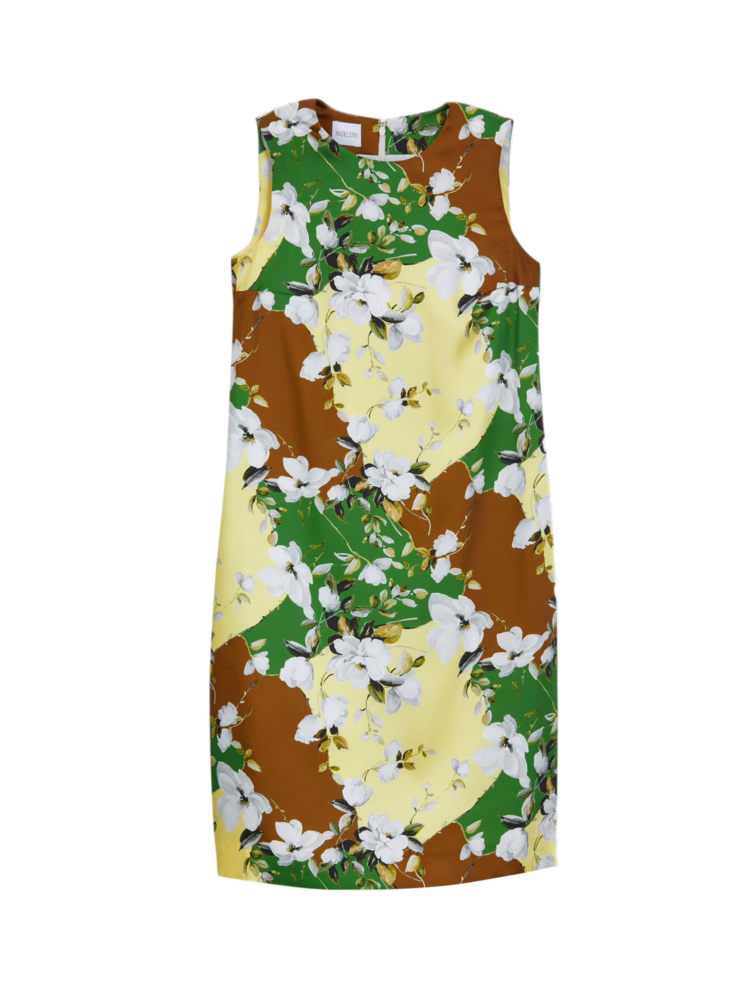 MADELEINE Dress in Brown / Yellow / Green / Off white, Item view