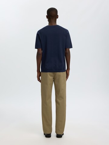 T-Shirt SELECTED en bleu