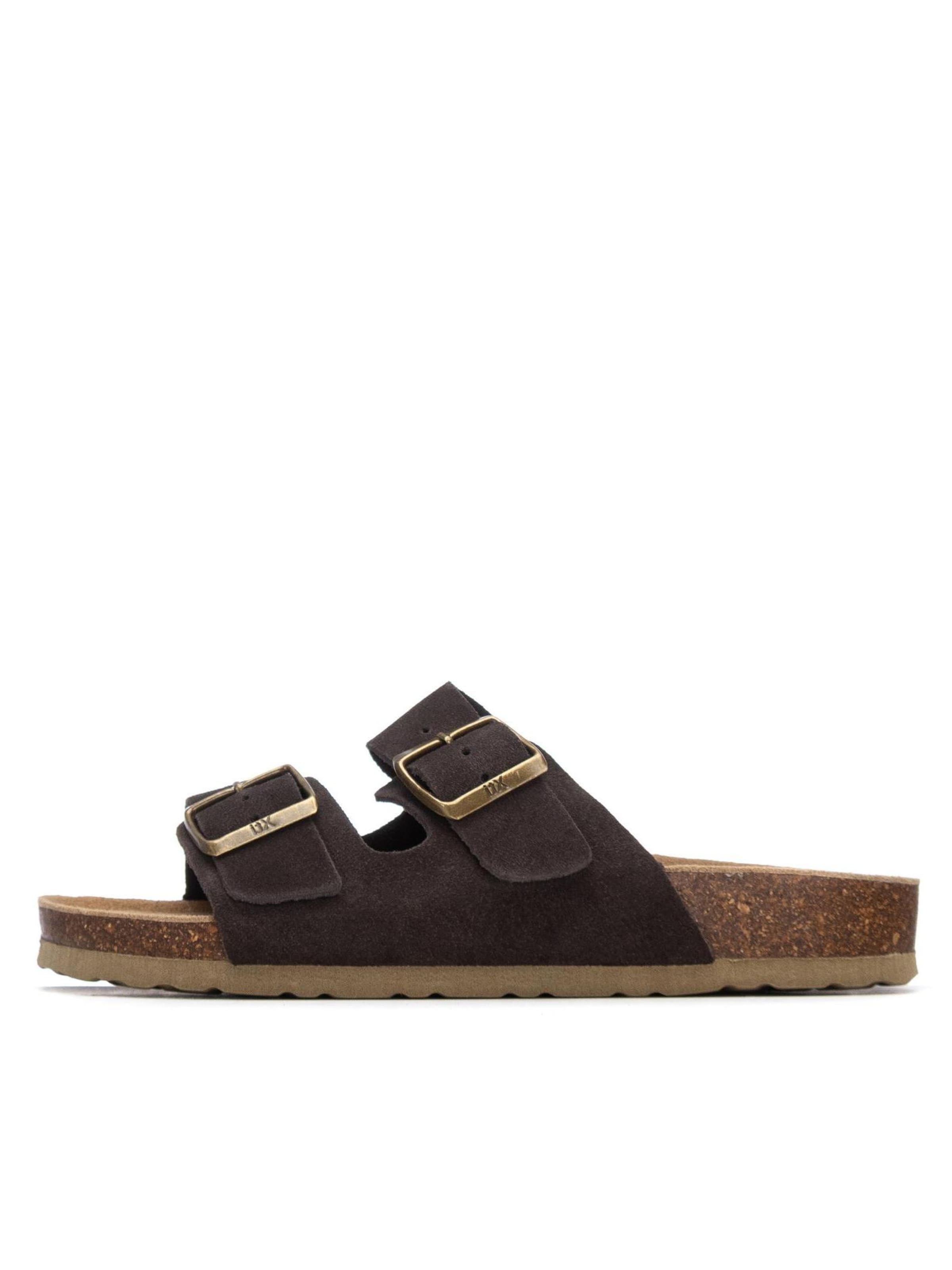 Xti Sandals in Brown: front