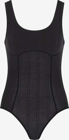 TRIUMPH Bodysuit in Black: front