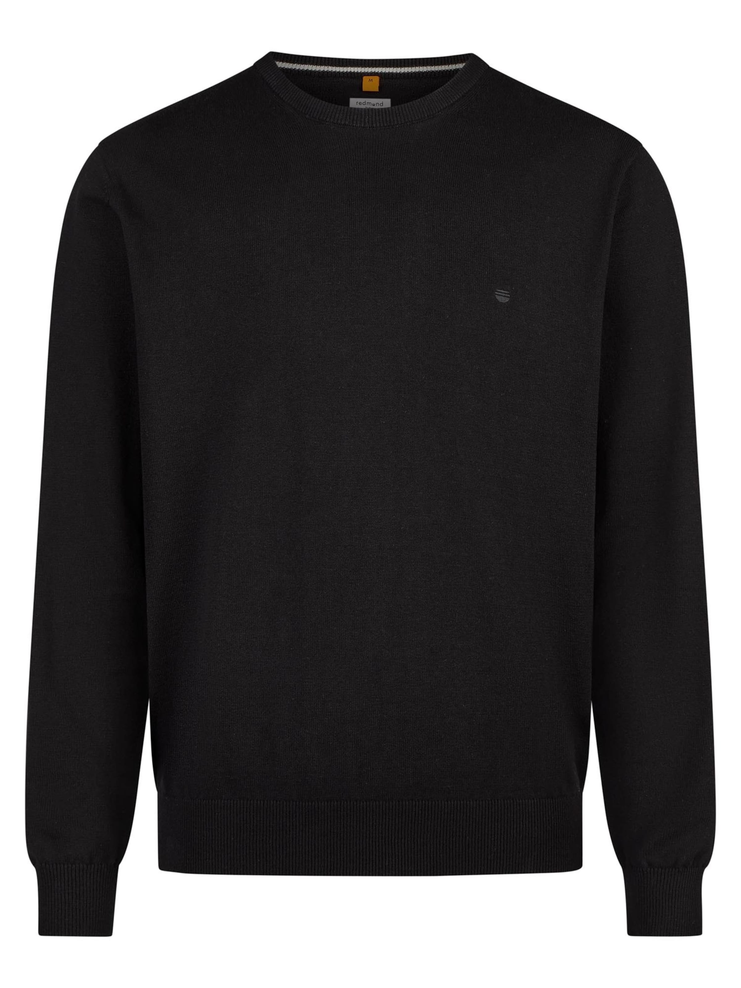 redmond Sweater 'Basic' in Black: front
