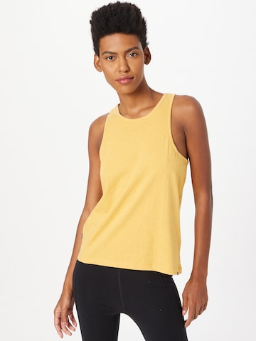 Superdry - Top em amarelo: frente